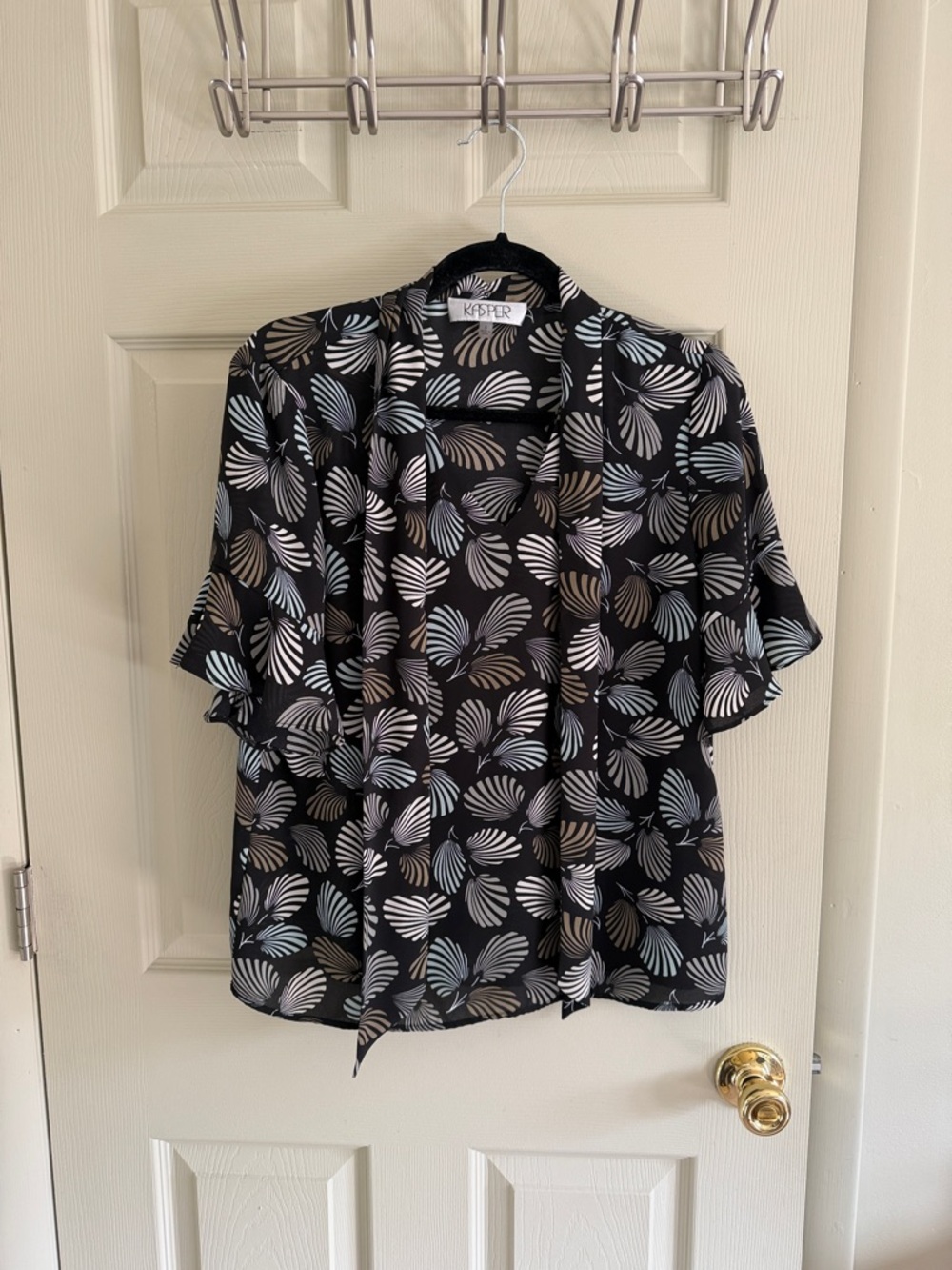 Kasper patterned blouse